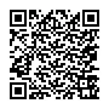 Código QR para número de telefone +67077561876