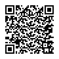 Código QR para número de telefone +67077561877