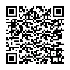 Código QR para número de telefone +67077561886