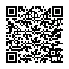 QR Code pour le numéro de téléphone +67077561889