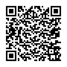 QR Code pour le numéro de téléphone +67077561907