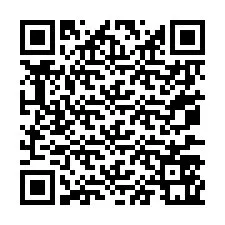 Código QR para número de telefone +67077561910