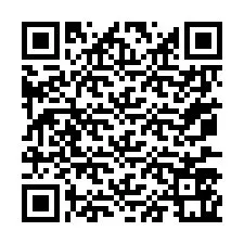 Código QR para número de telefone +67077561911