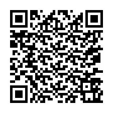 Código QR para número de telefone +67077561918