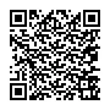 Código QR para número de telefone +67077561922