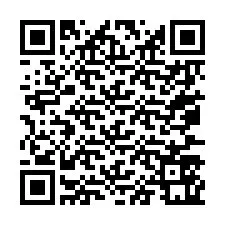 Código QR para número de telefone +67077561928