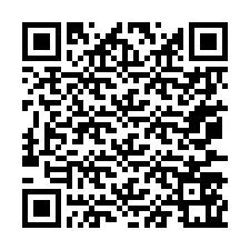 Código QR para número de telefone +67077561935