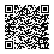 Kode QR untuk nomor Telepon +67077561973