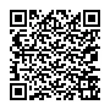 QR Code pour le numéro de téléphone +67077561990