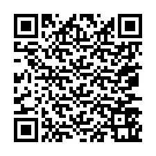 QR Code for Phone number +67077561998