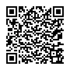 Código QR para número de telefone +67077562001