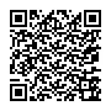 Código QR para número de telefone +67077562004