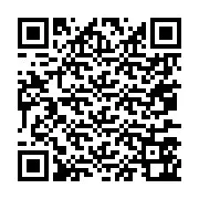 Código QR para número de telefone +67077562012