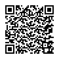 Código QR para número de telefone +67077562015