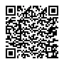 Codice QR per il numero di telefono +67077562017