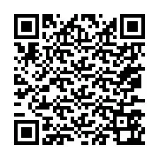 QR kód a telefonszámhoz +67077562059