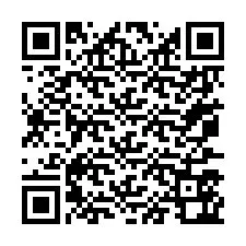 Código QR para número de teléfono +67077562061