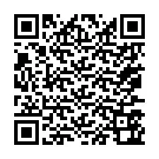 Codice QR per il numero di telefono +67077562069