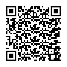 Código QR para número de telefone +67077562088