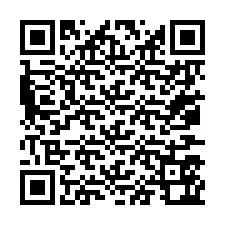 Código QR para número de teléfono +67077562089