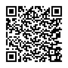 Codice QR per il numero di telefono +67077562090