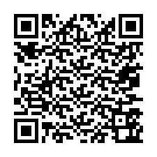 Código QR para número de telefone +67077562097