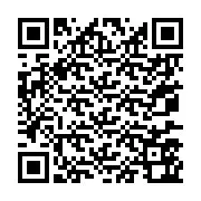 QR kód a telefonszámhoz +67077562100