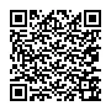 QR код за телефонен номер +67077562132