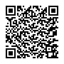 Código QR para número de telefone +67077562140