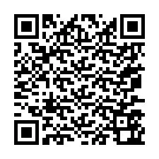 Código QR para número de telefone +67077562154