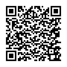 Código QR para número de teléfono +67077562162