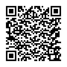 Código QR para número de telefone +67077562171