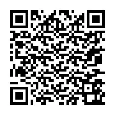 Código QR para número de telefone +67077562185