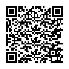 QR код за телефонен номер +67077562186