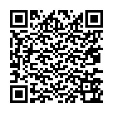 QR-code voor telefoonnummer +67077562202