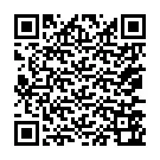 QR-code voor telefoonnummer +67077562239