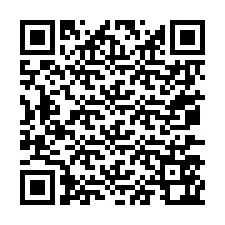 QR-code voor telefoonnummer +67077562244