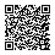 QR-code voor telefoonnummer +67077562255