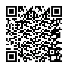 QR-code voor telefoonnummer +67077562273