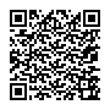 Código QR para número de telefone +67077562285