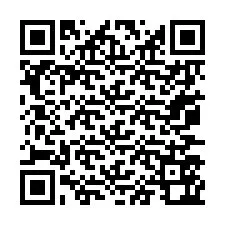 QR kód a telefonszámhoz +67077562295