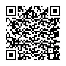 QR kód a telefonszámhoz +67077562296