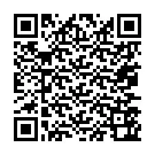 Codice QR per il numero di telefono +67077562297