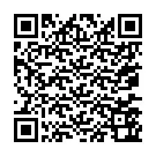 QR-код для номера телефона +67077562308