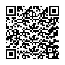 Código QR para número de teléfono +67077562311