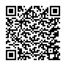 QR-code voor telefoonnummer +67077562368