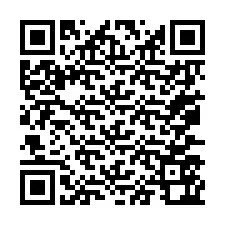 QR-Code für Telefonnummer +67077562379