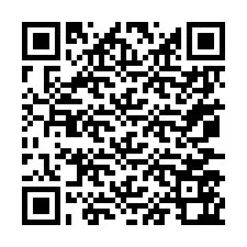 QR kód a telefonszámhoz +67077562391