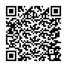 Codice QR per il numero di telefono +67077562394