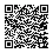 QR код за телефонен номер +67077562407